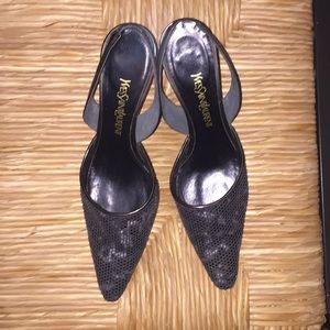 Vintage YSL Pointed Toe Mermaid Heels Sz 8.5